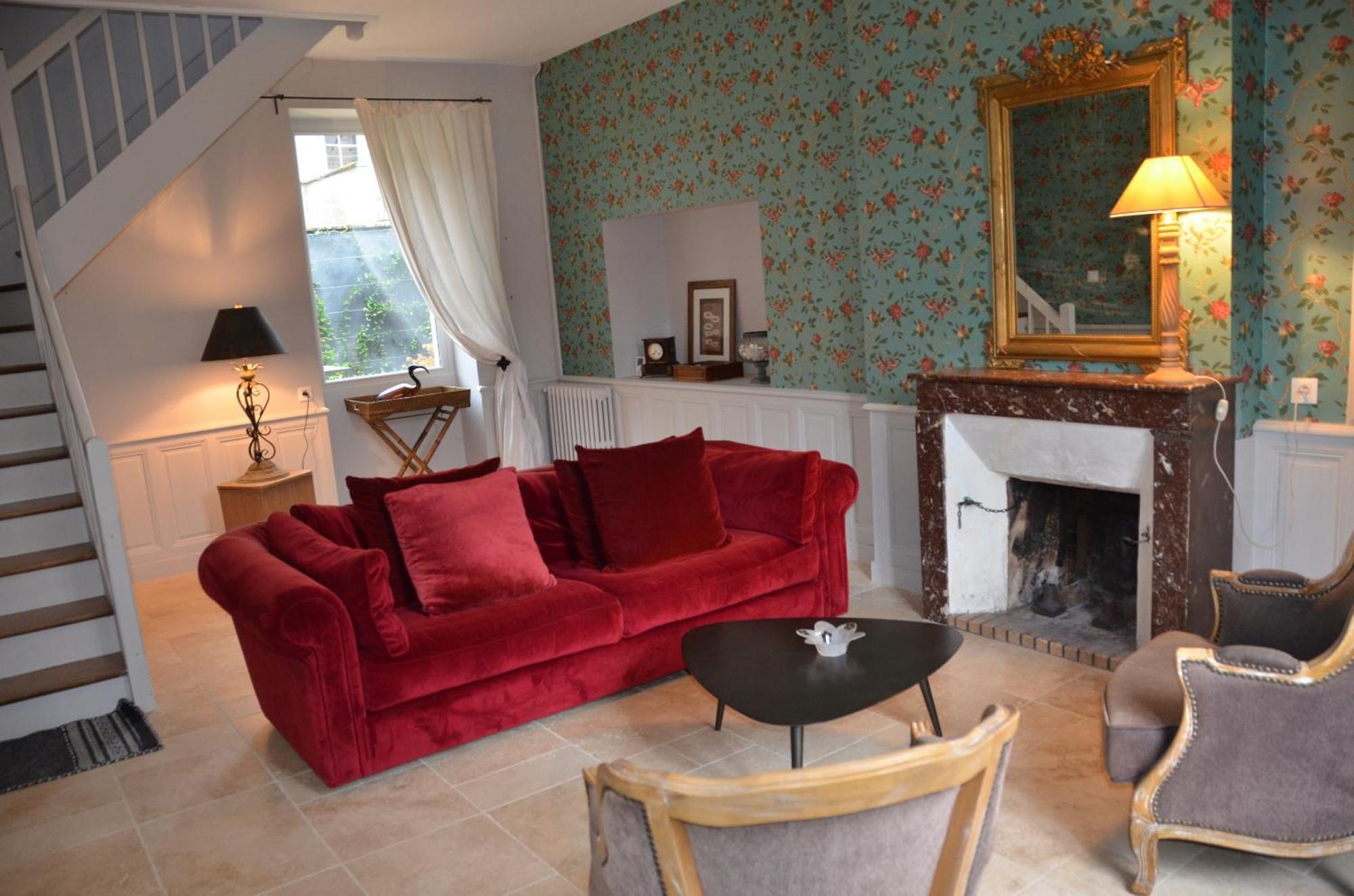 La Penesais Villa Beaumont-en-Véron Oda fotoğraf